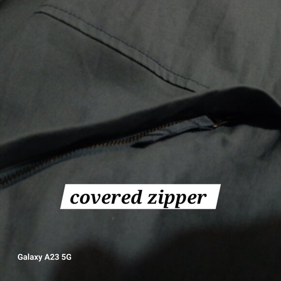 Merrell Mens Hooded Jacket With Covered Zipper & Adjustable Hood Closure - Blue - Picture 5 of 14